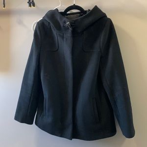 Pearce Aritizia Babaton Black Wool Pea Coat